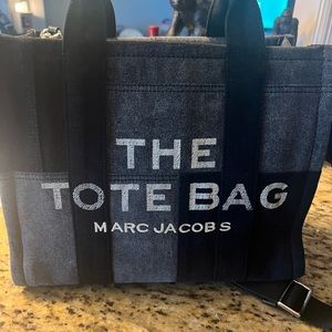 Marc Jacobs Medium tote bag in black denim